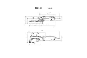 RBE 9-60 Set Шлифователь для труб Metabo